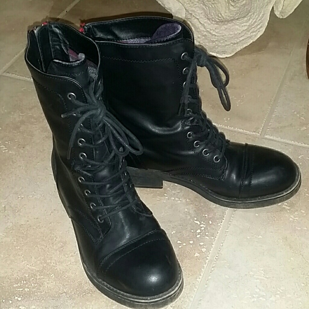 Madden Girl Combat Boots